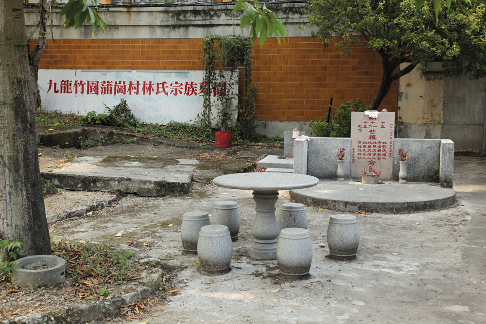 林氏的家族古墓位於黃大仙嗇色園旁，每年重九和天后誕，族人會一同前往拜祭祖先，凝聚鄉情，平日墓園深鎖，外人免進。
