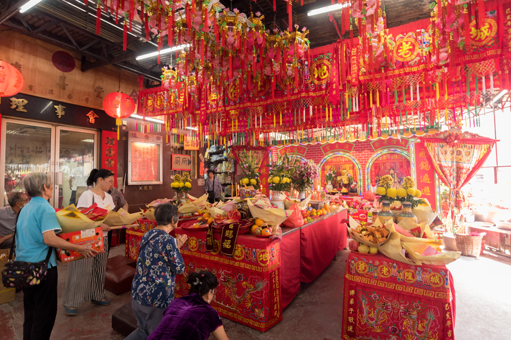 觀塘地藏王古廟酬神