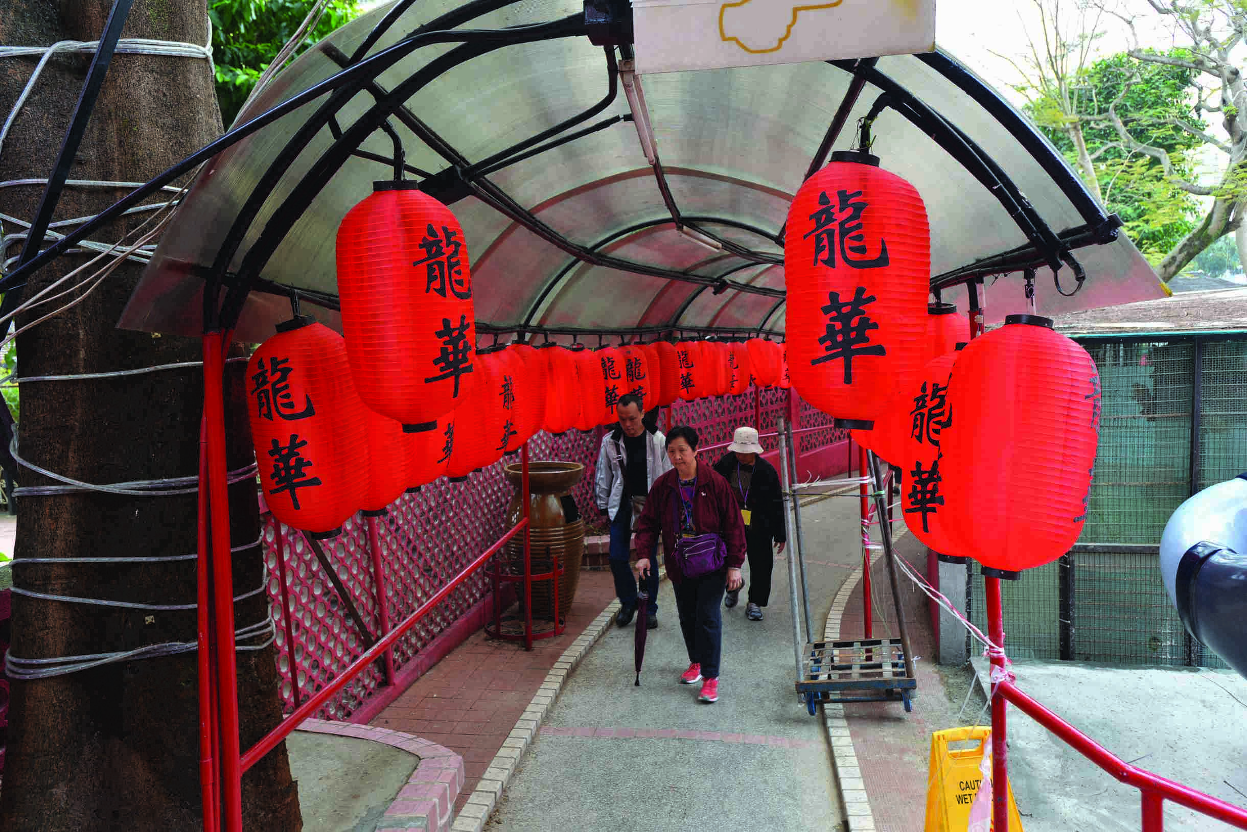 通道猶如時光隧道，連接往昔的熱門外景拍戲場所。