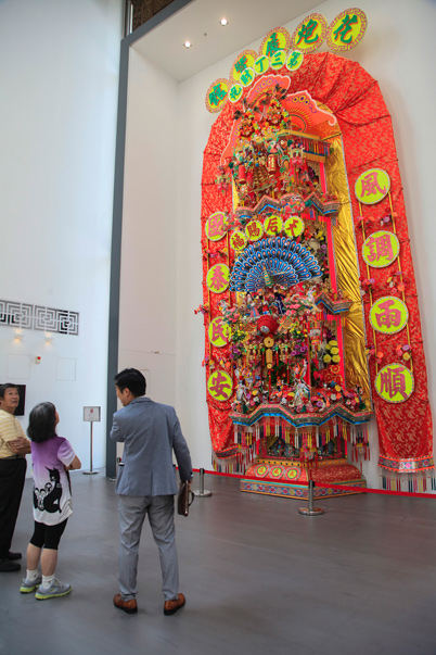 2013 年在天后古廟旁興建的花炮展覽館。