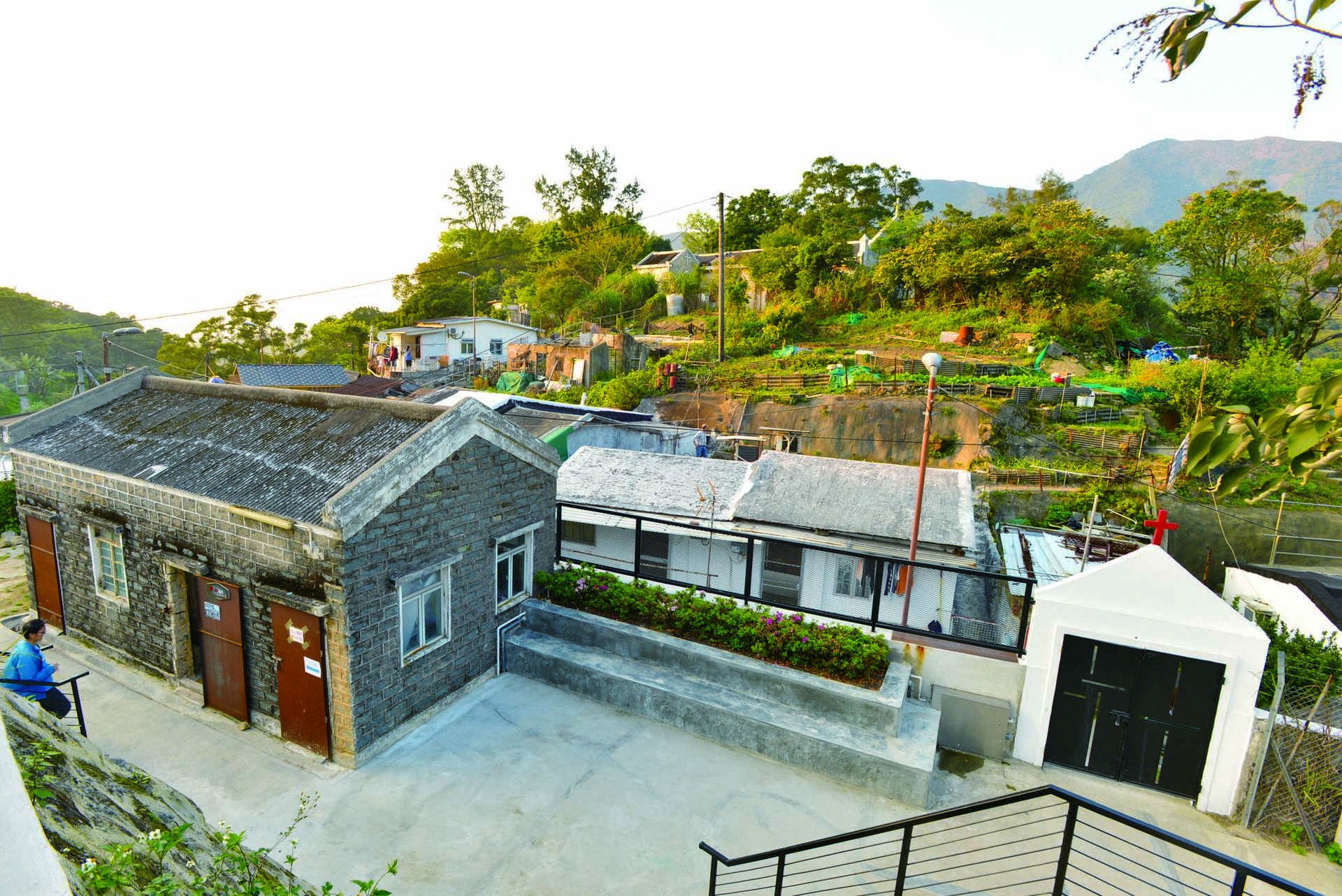 位於山上的馬鞍山村環境清幽，但大部分村民經已搬離。