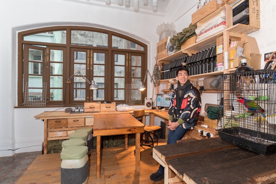 藍屋建築群除了讓原有住戶繼續居住，還有部分單位公開招租。