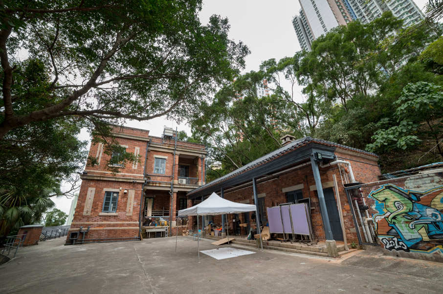 昔日的香港仔警署，已活化為年輕人的活動場所「蒲窩」。